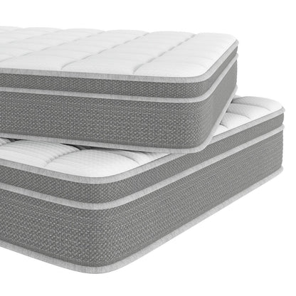 Materasso ibrido da 10 pollici con molle insacchettate in memory foam con gel rinfrescante