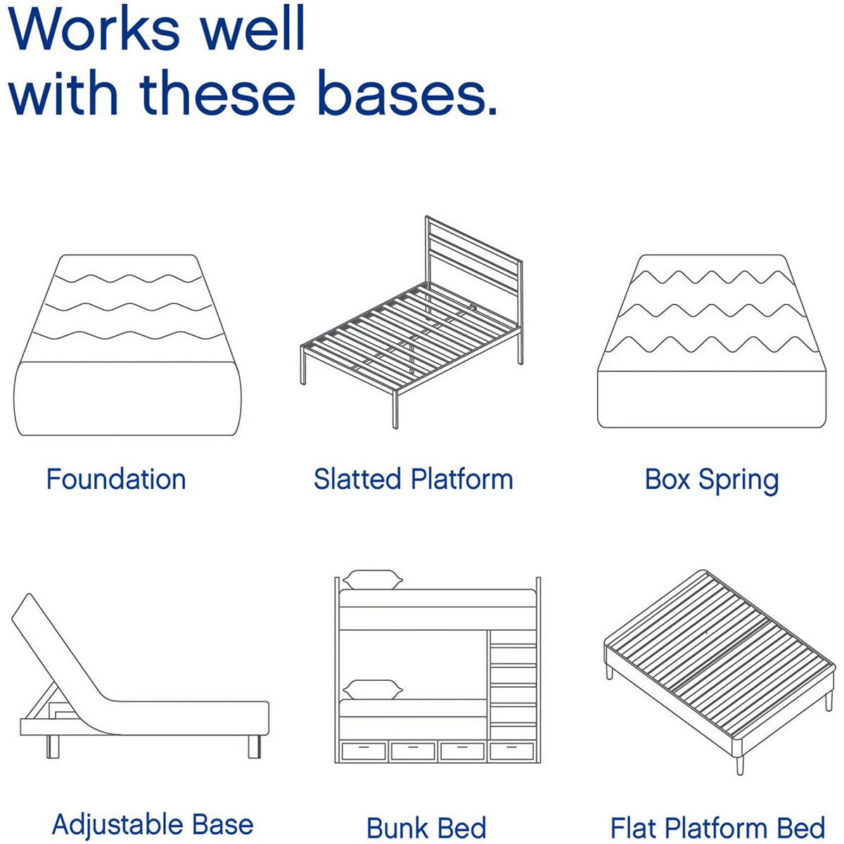 Materasso in memory foam da 10 pollici / Schiuma in gel rinfrescante / Allevia la pressione / Certificato CertiPUR-US / Bed-in-a-Box