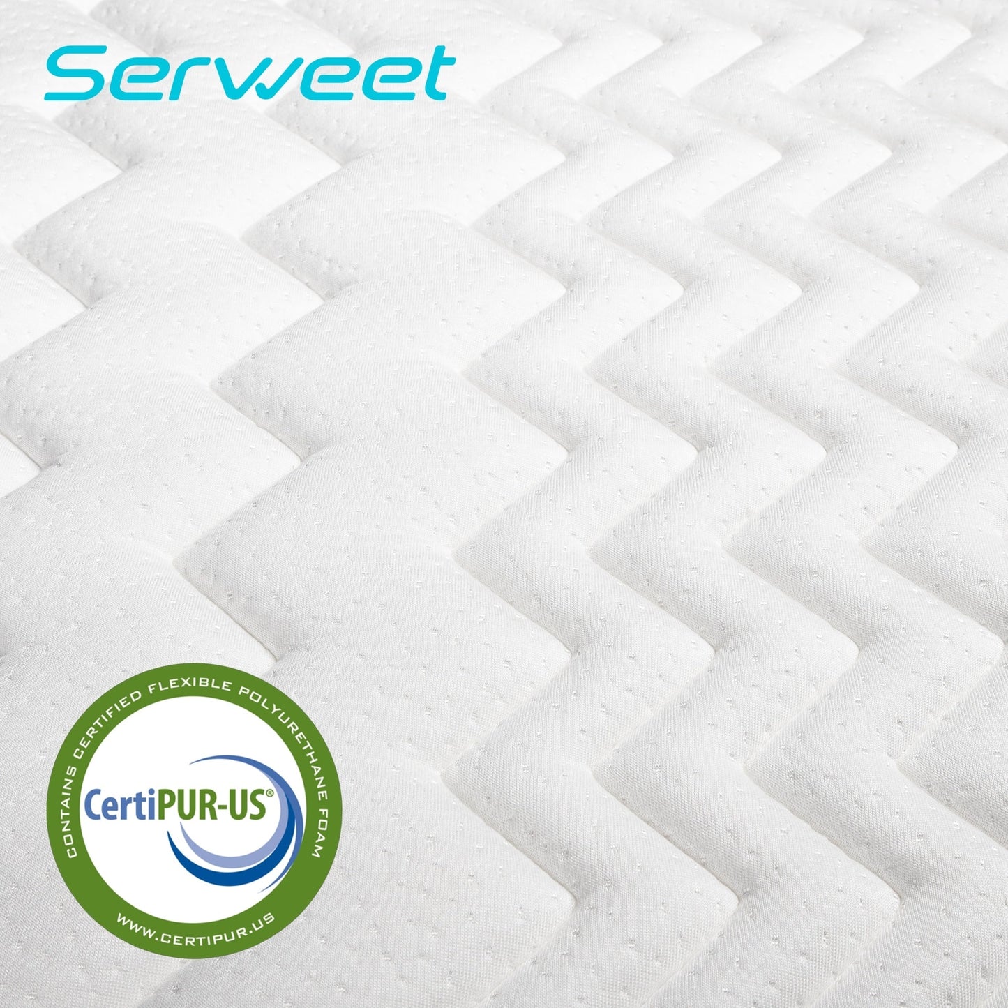 Materasso ibrido di lusso in memory foam da 10 pollici