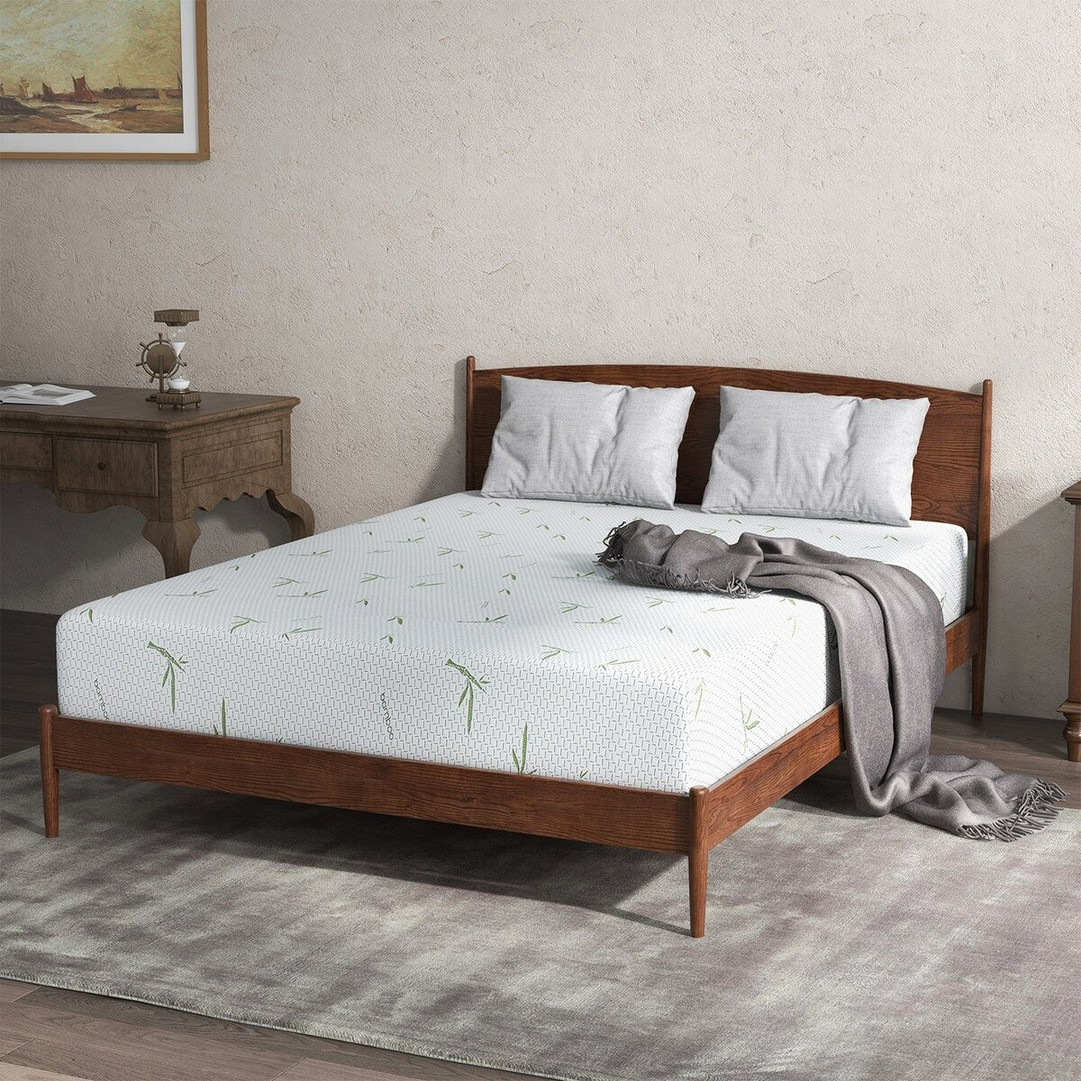 Materasso in memory foam da 10 pollici / Schiuma in gel rinfrescante / Allevia la pressione / Certificato CertiPUR-US / Bed-in-a-Box