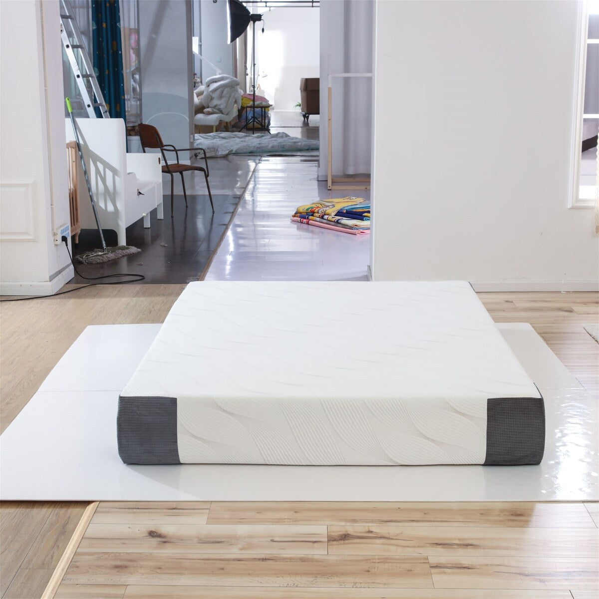 Materasso in memory foam da 10 pollici, misura singola, supporto sagomato per camera da letto