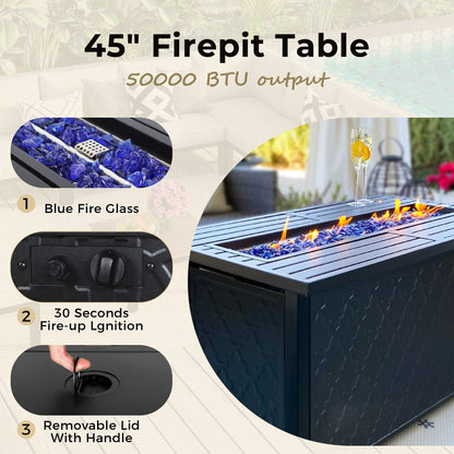 Set di divani componibili da giardino da 10 posti, struttura in acciaio con rivestimento E, set da conversazione con tavolino laterale incorporato, cuscino grigio