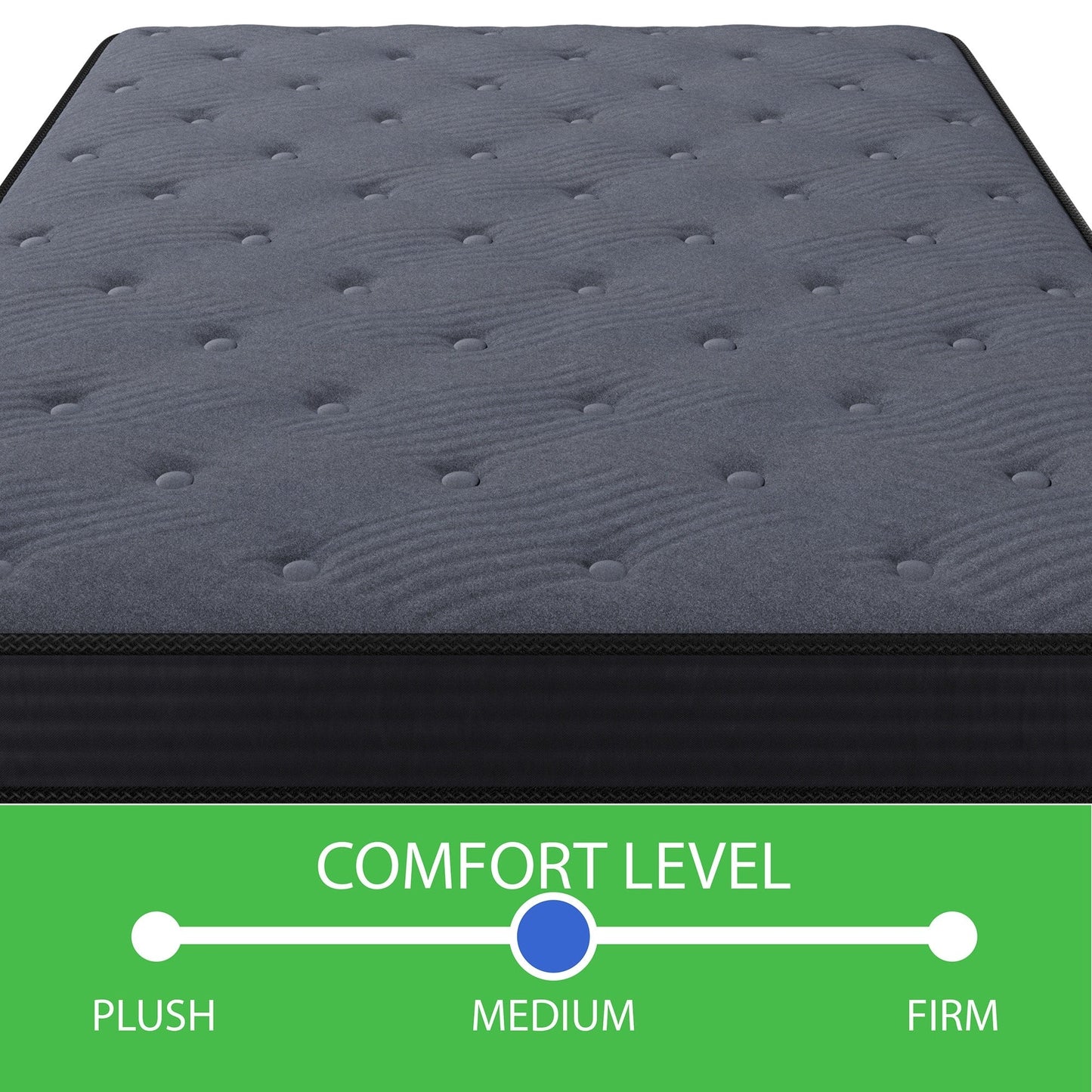 Materasso Memory Foam Comfort da 10 pollici