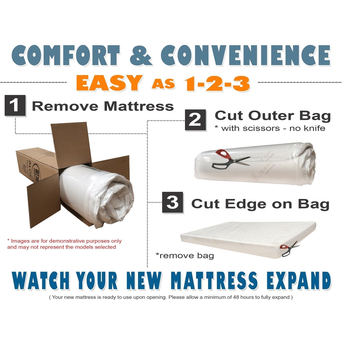 Materasso in memory foam da 10 pollici con perle di gel termoregolatrici