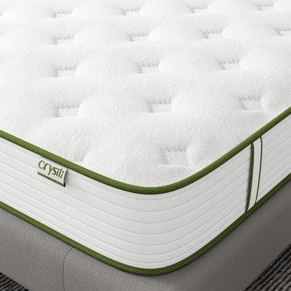Materasso ibrido in memory foam da 10 pollici in una scatola