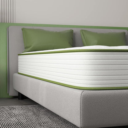 Materasso ibrido in memory foam da 10 pollici in una scatola