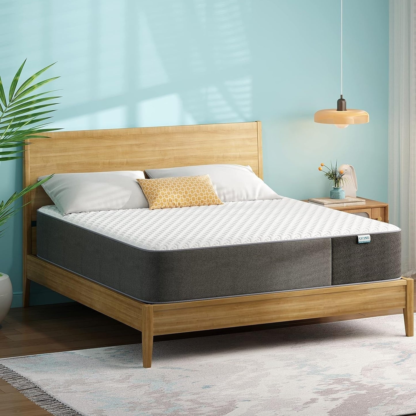 Materasso in memory foam da 10 pollici in una scatola