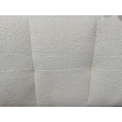 Divano in velluto Teddy 100.8, divano moderno con braccioli