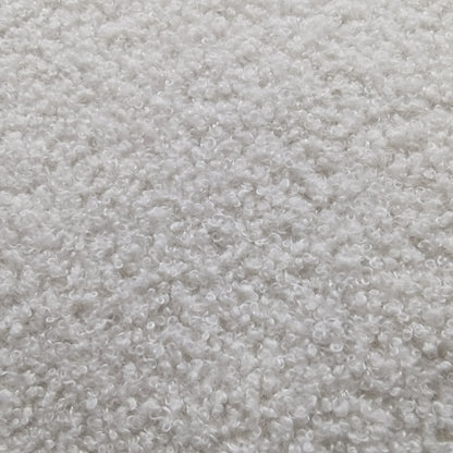 Divano Teddy in velluto bianco con struttura in legno da 100,8 W, per 4 persone