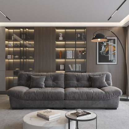 Divano a due posti Minimalism Cloud da 105'' con due cuscini