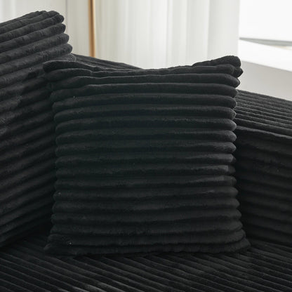 Divano componibile 106 Cloud con doppia chaise longue, divano modulare moderno con seduta profonda per soggiorno, non richiede montaggio