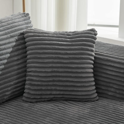 Divano componibile 106 Cloud con doppia chaise longue, divano modulare moderno con seduta profonda per soggiorno, non richiede montaggio