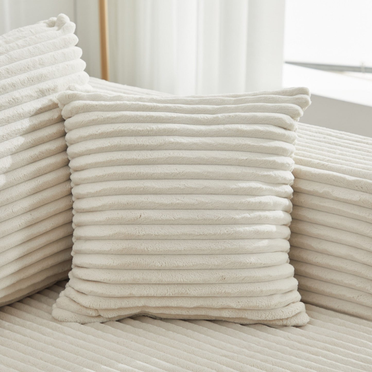 Divano componibile 106 Cloud a forma di L con chaise longue rivolta a destra, divano modulare moderno con seduta profonda per soggiorno, non richiede montaggio