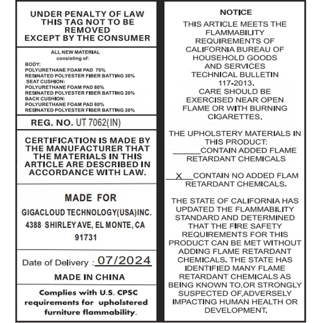 Divano componibile modulare da 108 pollici