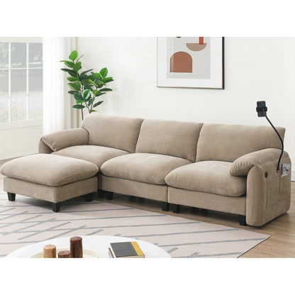 Divano componibile modulare da 108 pollici