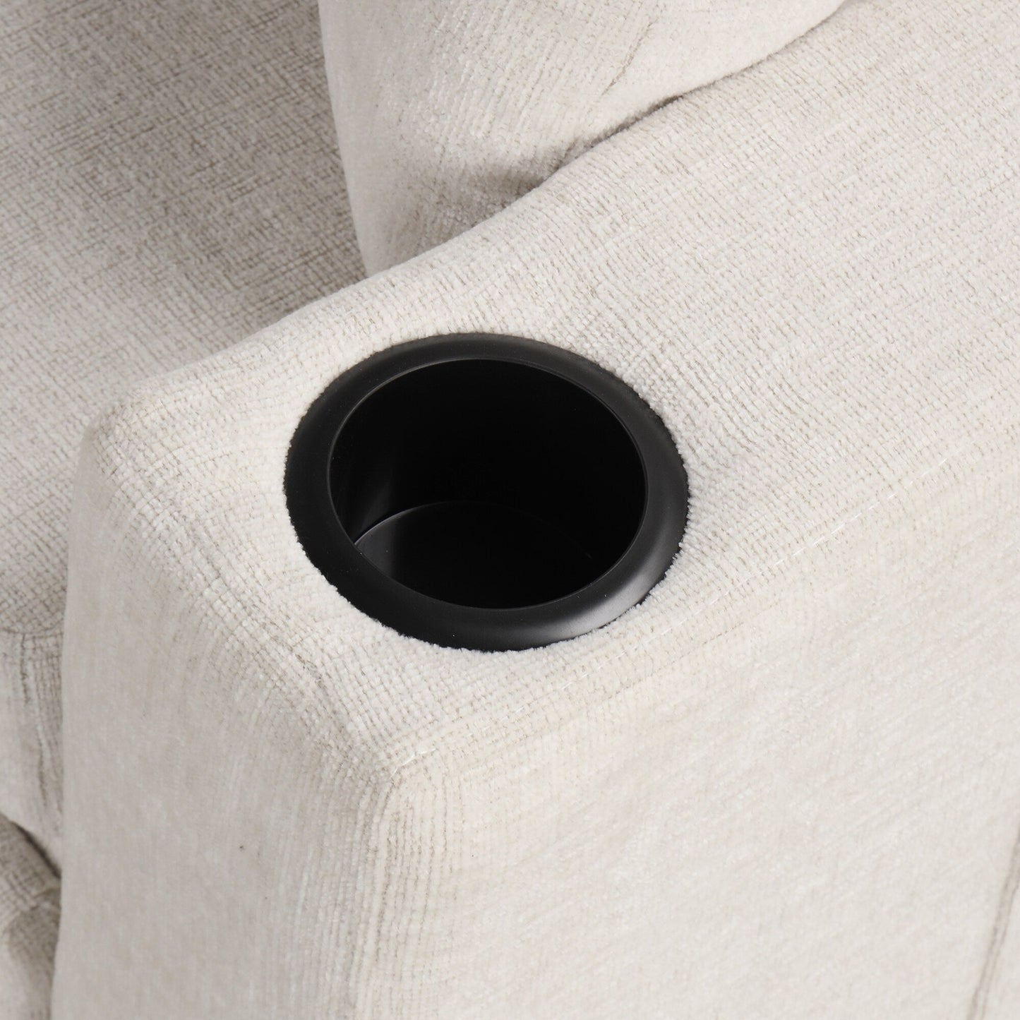 Divano componibile modulare a forma di U da 108 pollici con divano letto estraibile, porte USB e doppio portabicchieri per soggiorno