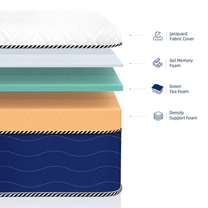 10 materassi in schiuma media in scatola