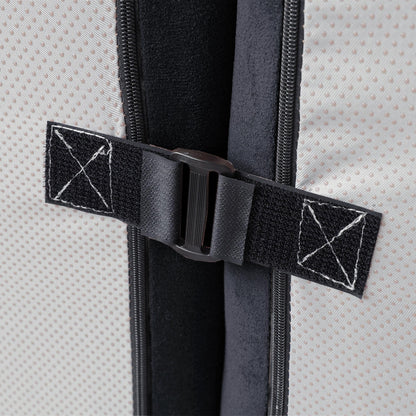 Divano componibile modulare 118 con rivestimento in tessuto mobile e 3 cuscini, comodo divano in velluto a coste a 3 posti