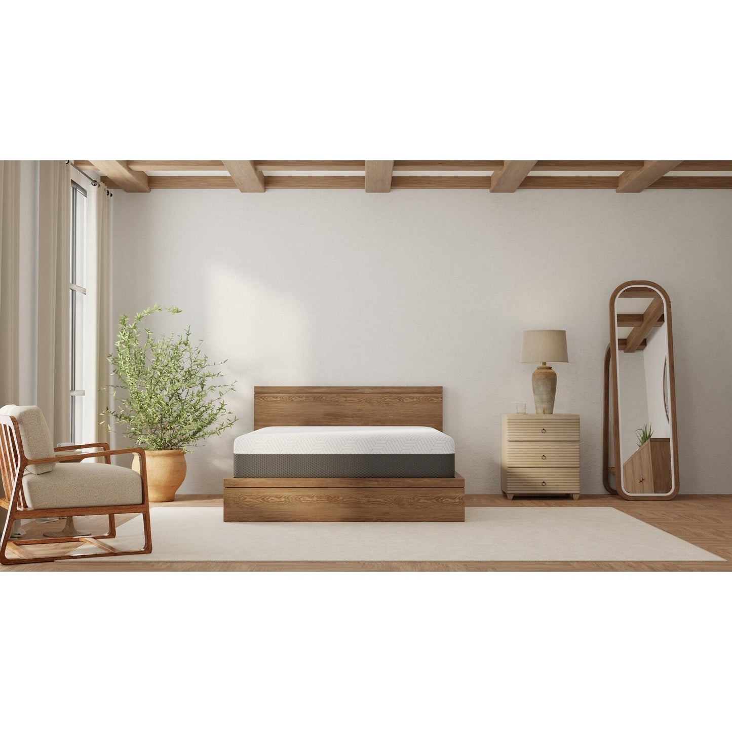 Materasso morbido da 12 pollici con fodera rinfrescante