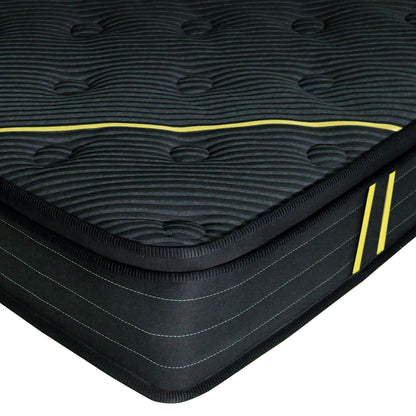 Materasso in memory foam gel medio da 12 pollici con materasso ibrido a molle insacchettate