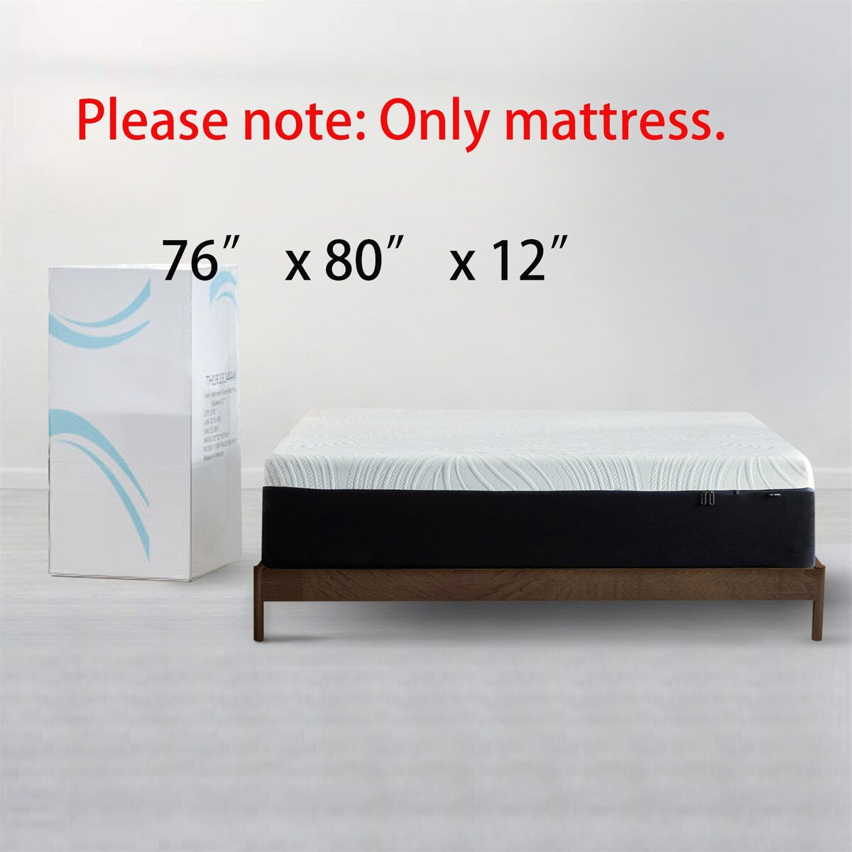 Materasso in memory foam gel da 12 pollici (king size) - Materasso morbido e rinfrescante