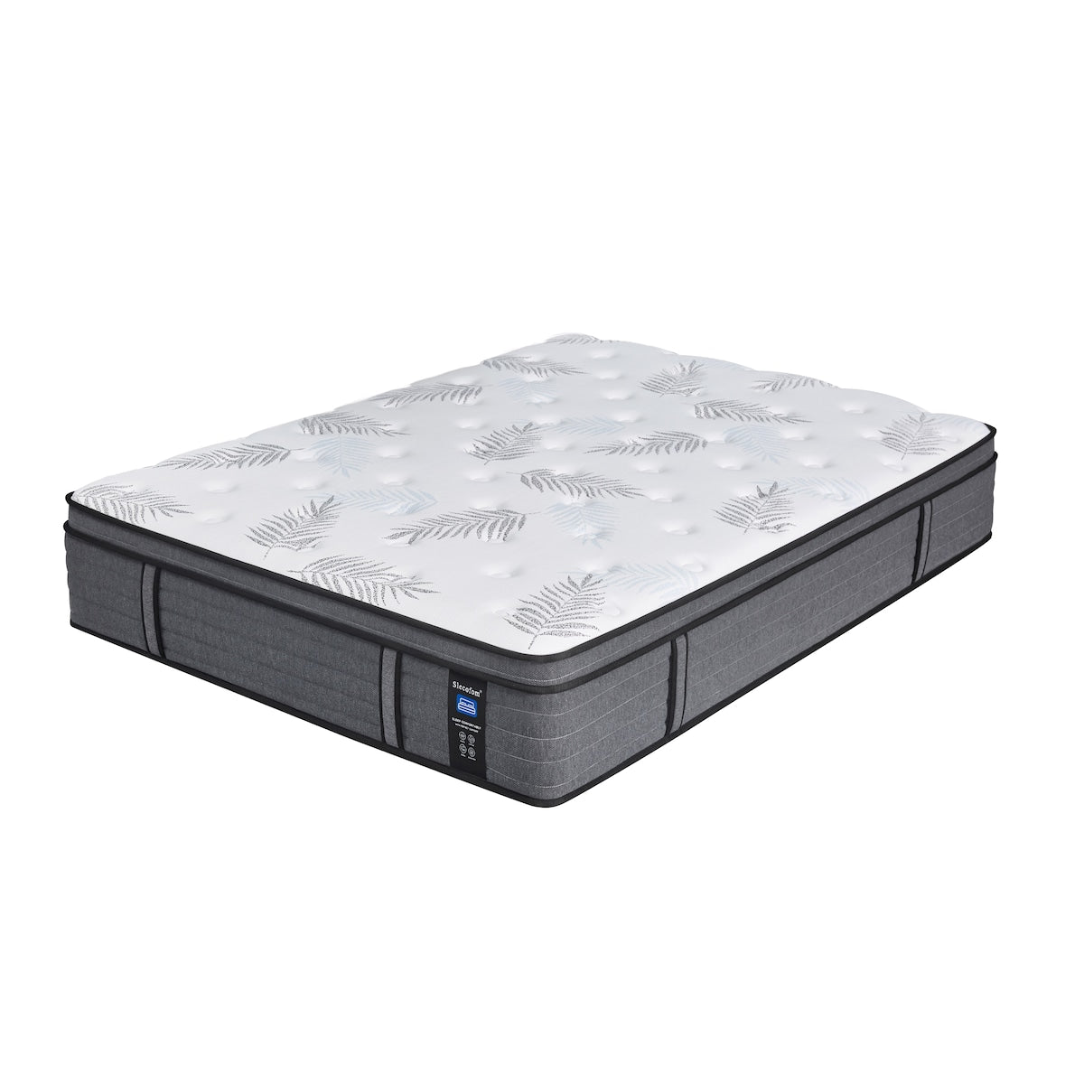 Materasso in memory foam ibrido Euro Top da 12 pollici
