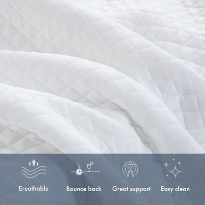 Materasso in memory foam gel da 12 pollici, materasso rinfrescante a media sensazione in una scatola, CertiPUR-US