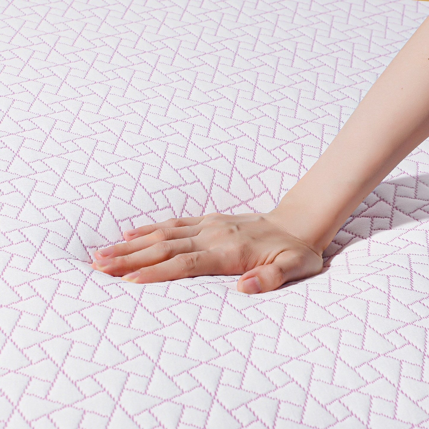 Materasso in memory foam di lusso da 12 pollici, mediamente rigido, materasso Queen/King opzionale