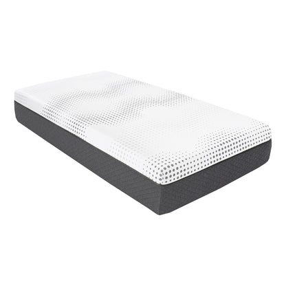 Materasso ibrido in memory foam con 12 molle insacchettate in morbida schiuma, materasso in memory foam con infusione di gel al tè verde in una scatola