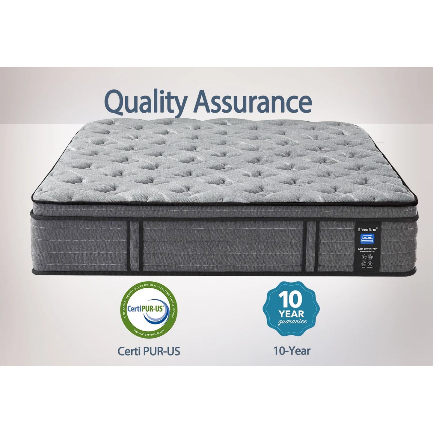 Materasso ibrido in memory foam medio da 12'' in una scatola, per supporto dei bordi e isolamento del movimento