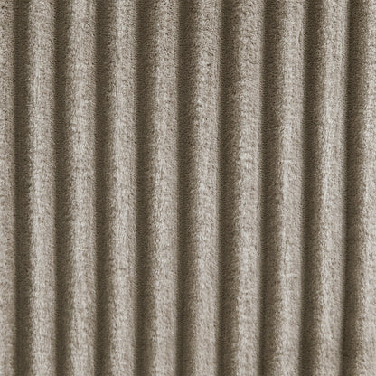 Divano a 4 posti in velluto a coste 133 con porte USB, portabicchieri ribaltabili e spazio nascosto