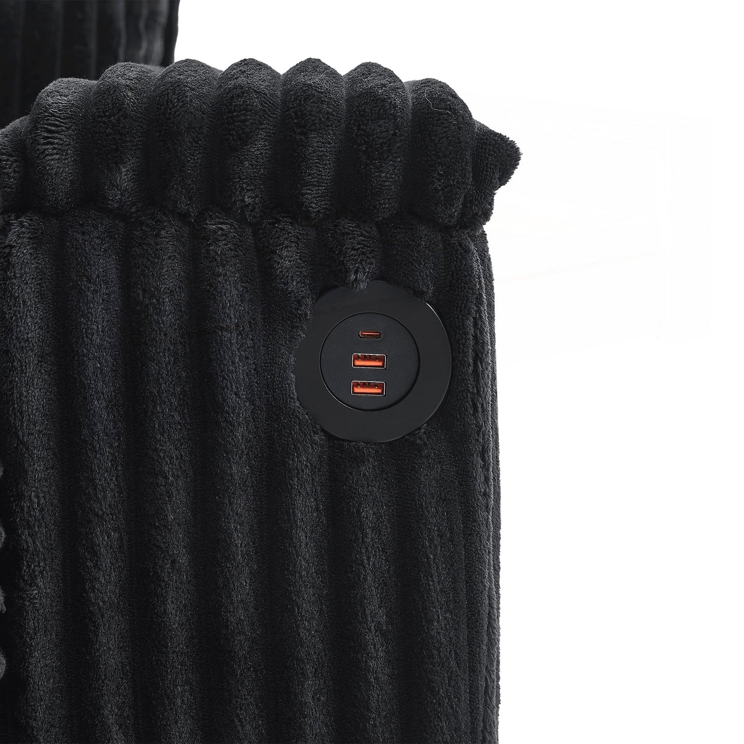 Divano in velluto a coste da 133 pollici a 4 posti