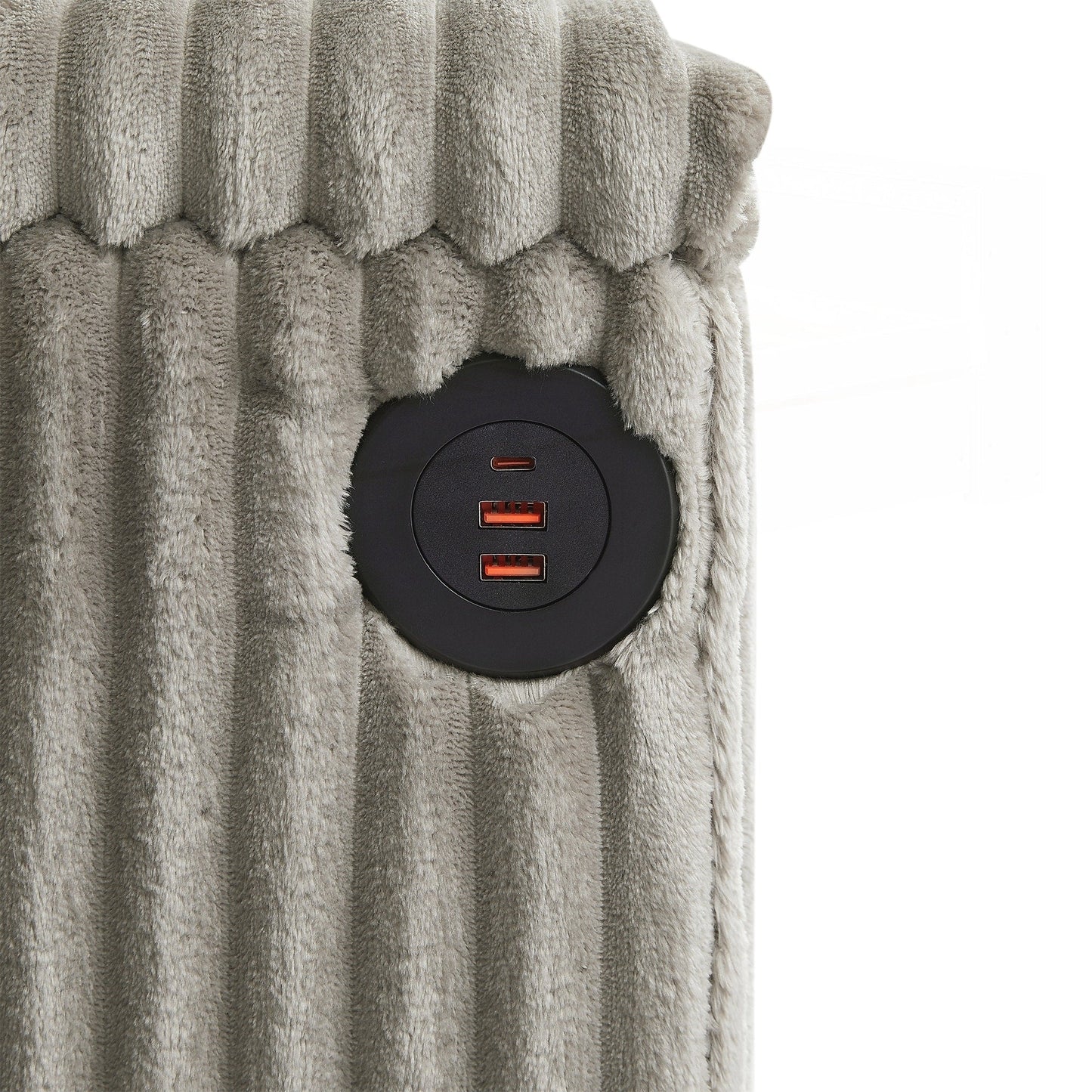 Divano in velluto a coste da 133 pollici a 4 posti