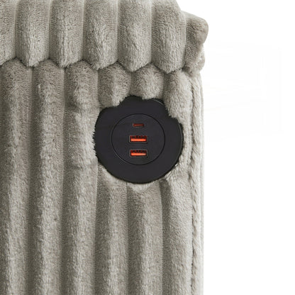 Divano in velluto a coste da 133 pollici a 4 posti