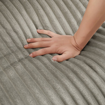 Divano in velluto a coste da 133 pollici a 4 posti