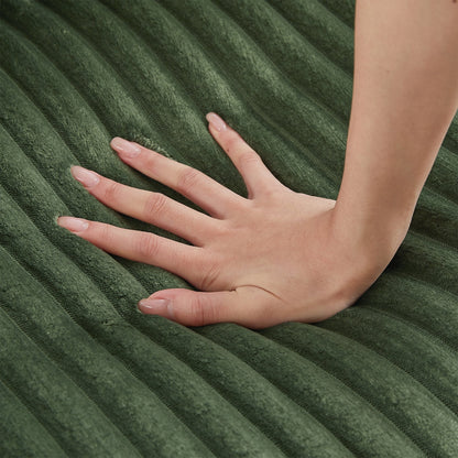 Divano in velluto a coste da 133 pollici a 4 posti