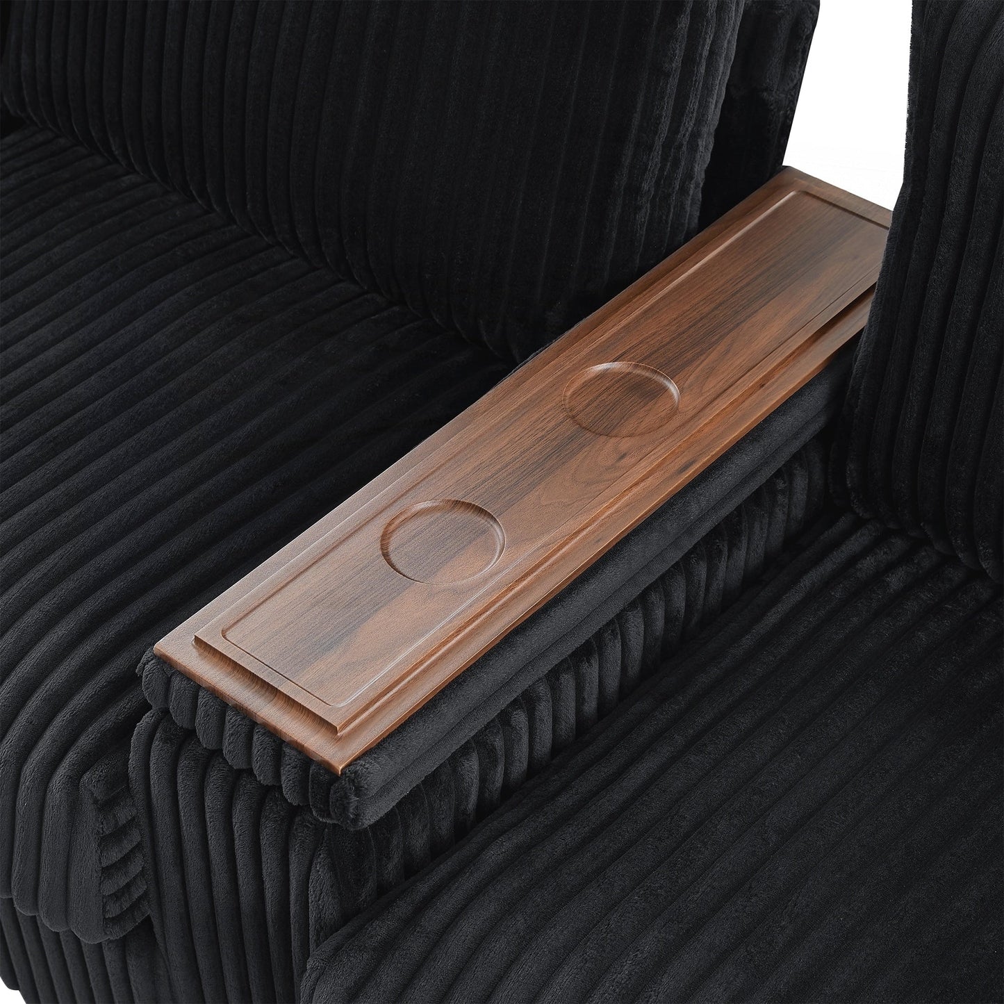 Divano in velluto a coste da 133 pollici a 4 posti