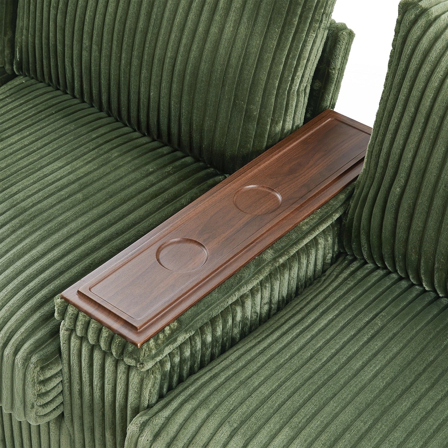 Divano in velluto a coste da 133 pollici a 4 posti