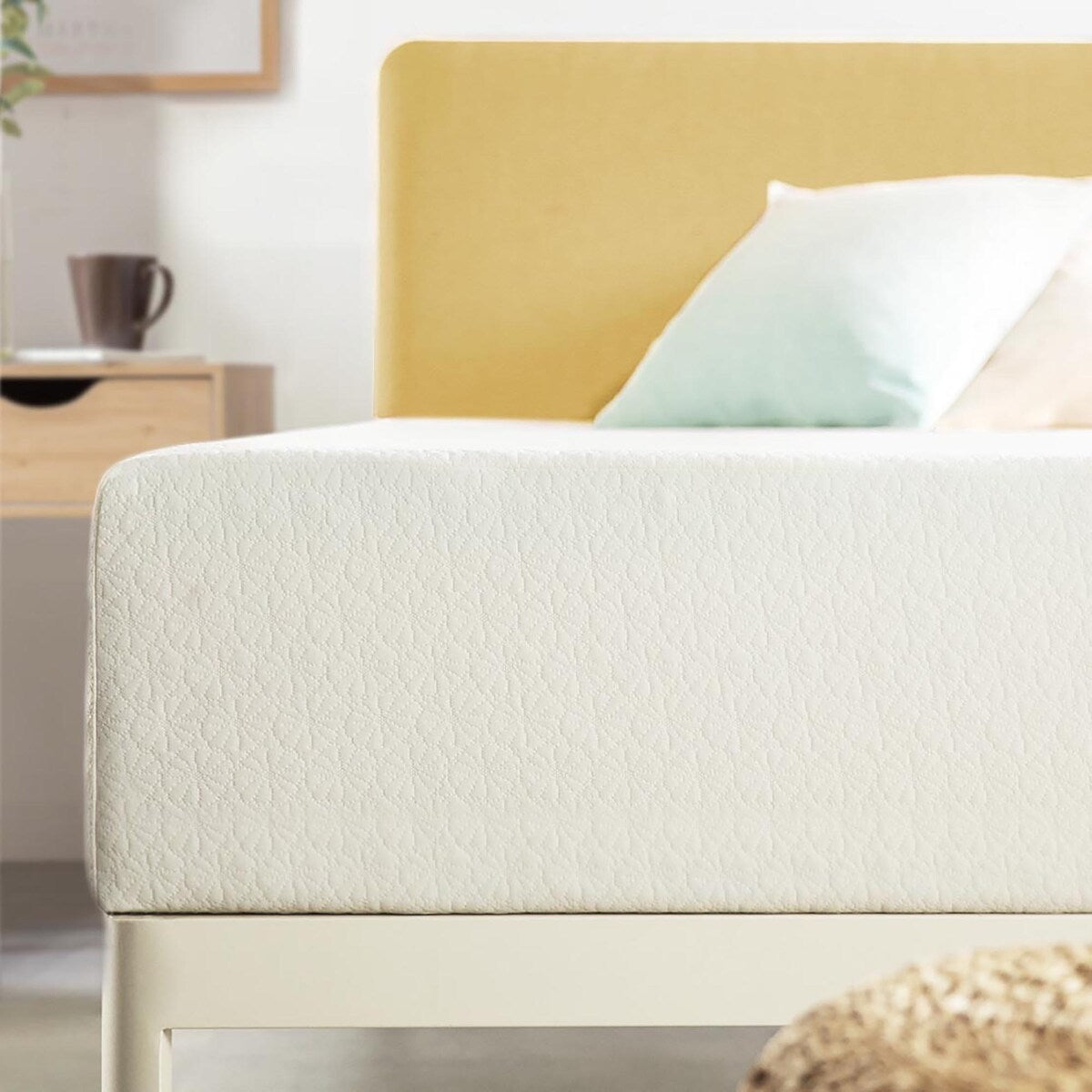 Materasso in memory foam al tè verde da 14 pollici