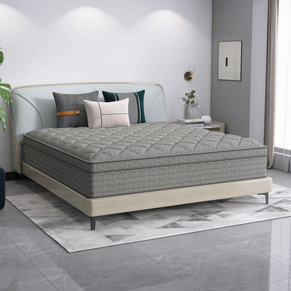 Materasso ibrido da 14 pollici in una scatola con memory foam in gel