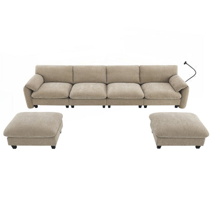 Divano componibile modulare da 140 pollici