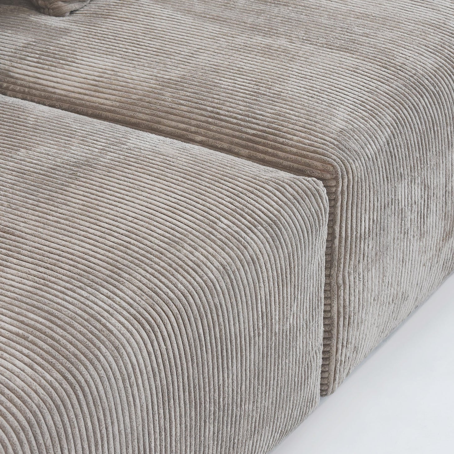 142 Divano componibile contemporaneo in velluto a coste Divano classico profondo