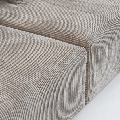 142 Divano componibile contemporaneo in velluto a coste Divano classico profondo