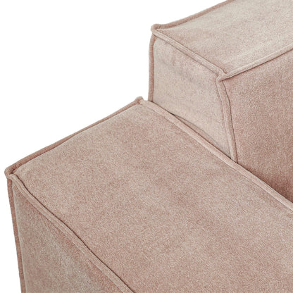 Divano componibile 149 Cloud, divano modulare a 4 posti, divani moderni e comodi in velluto a coste, divani per soggiorno