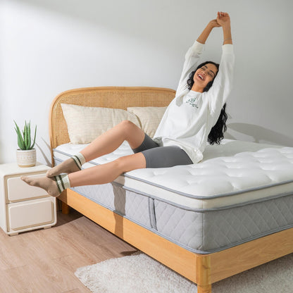 14 Materasso in memory foam traspirante con molle insacchettate