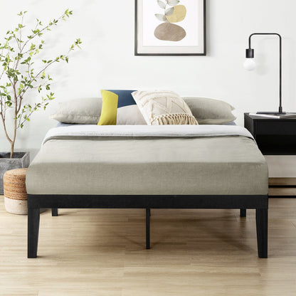 Struttura letto in legno massello classico da 16 pollici in più finiture