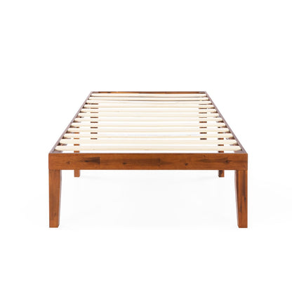 Struttura letto in legno massello classico da 16 pollici in più finiture