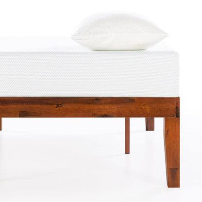 Struttura letto in legno massello classico da 16 pollici in più finiture