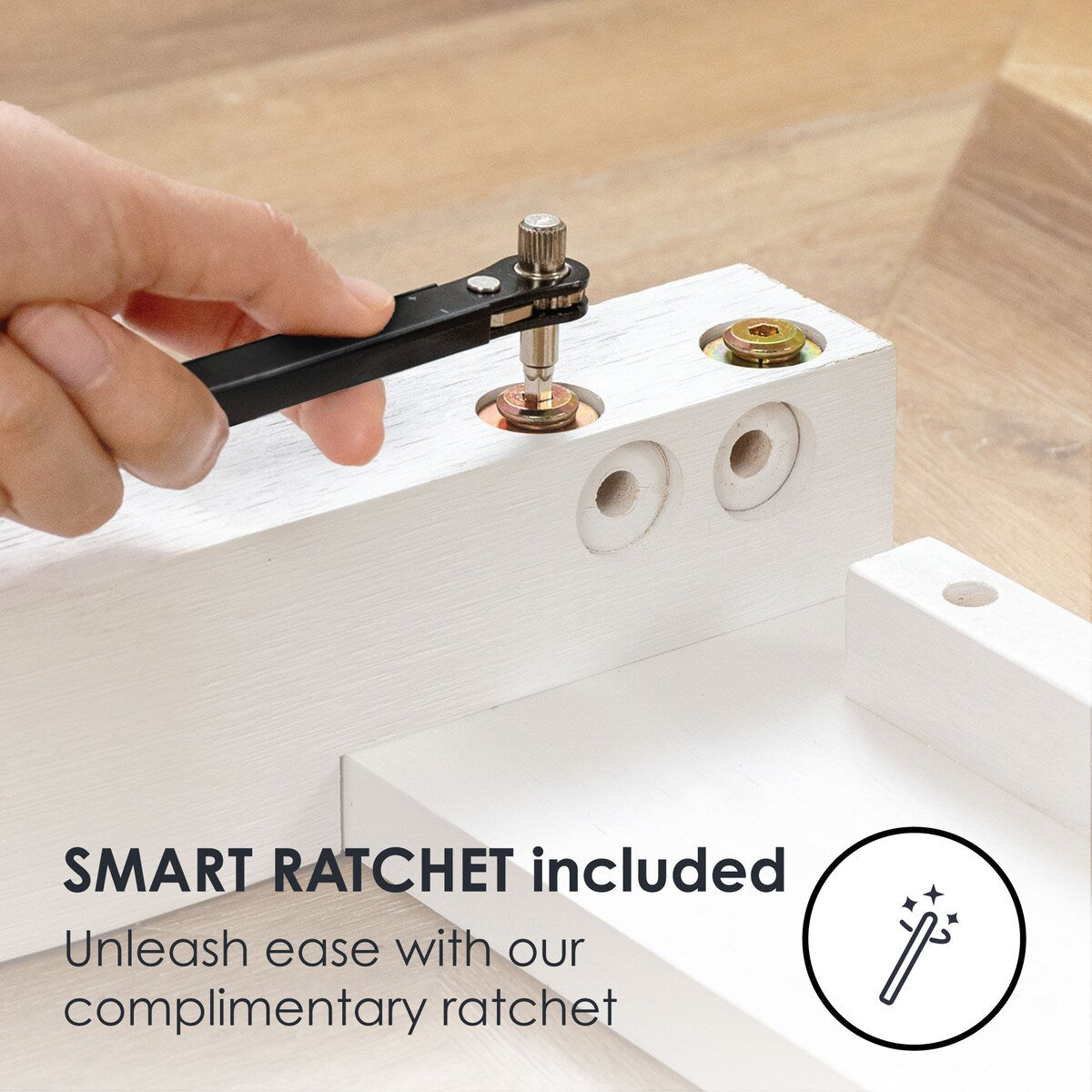 Struttura letto in legno massello classico da 16 pollici in più finiture