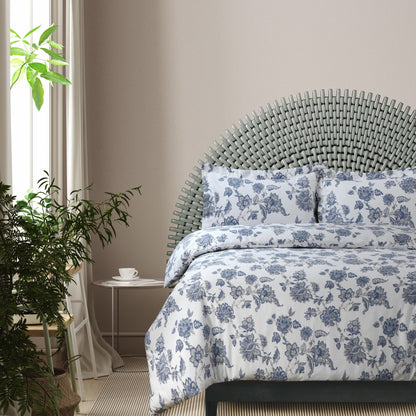 Set copripiumino oversize stampato in morbida flanella di cotone da 170 g/m²